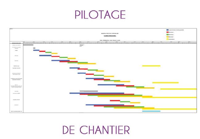 illustration pilotage de chantier
